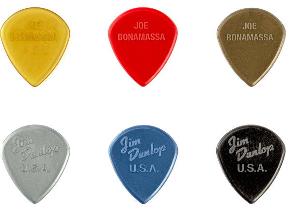 Dunlop Joe Bonamassa Signature Variety Pack 6-Pack PVP121 Dunlop Joe Bonamassa Signature Variety Pack 6-Pack PVP121